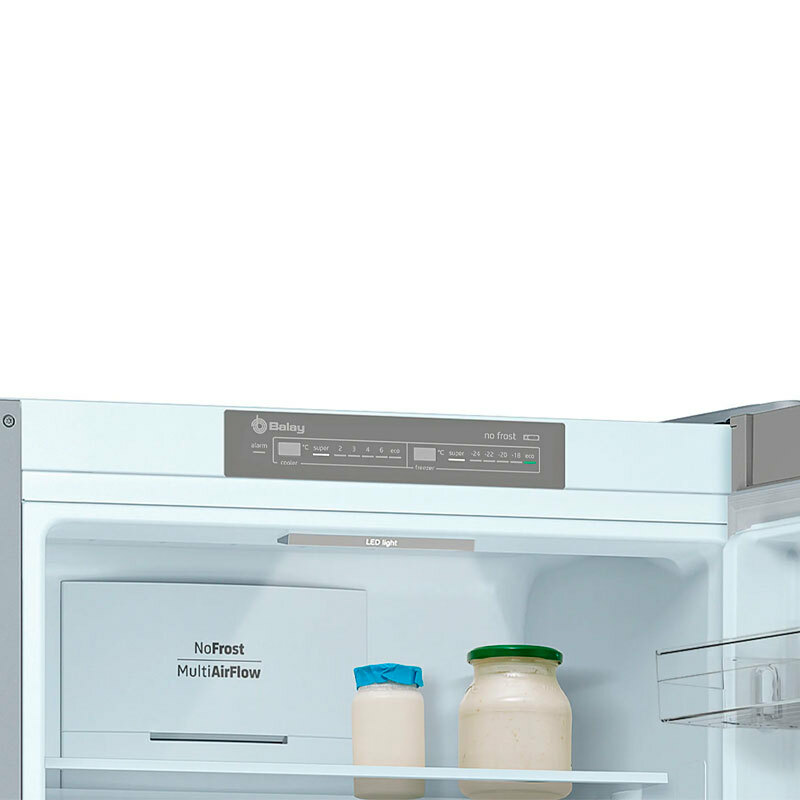 Frigorífico combi Balay 3KFD565AI Gris