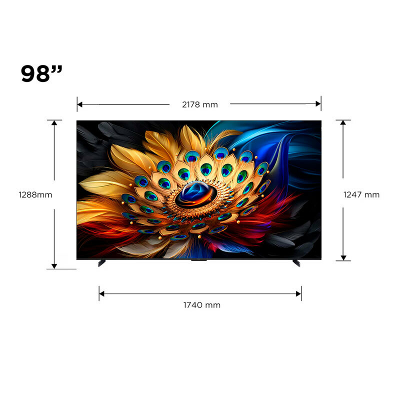 TV TCL 98C655 QLED 4K 98"