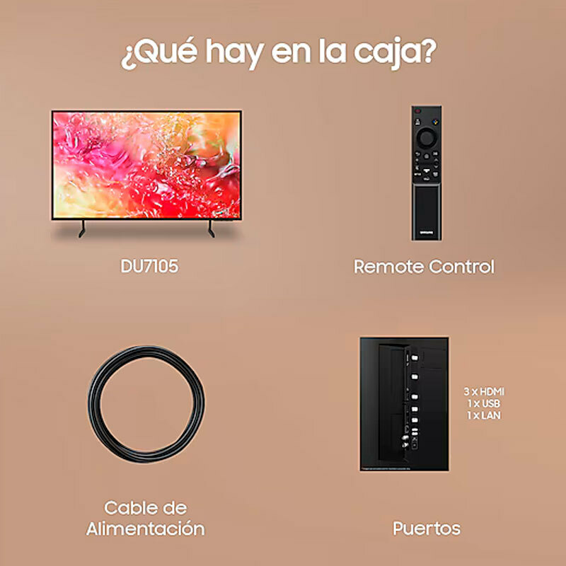 TV Samsung TU75DU7105KXXC LED 4K 75"
