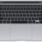 Apple MacBook Air de finales de 2020 con chip Apple M1 (13.3 pulgadas, 16 GB de RAM, unidad de estado sólido SDD de 256 GB) gris espacial