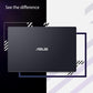 ASUS Portátil Vivobook Go Slim de 15,6", Intel Dual Core N4500, 4 GB de RAM, SSD de 128 GB, Windows 11