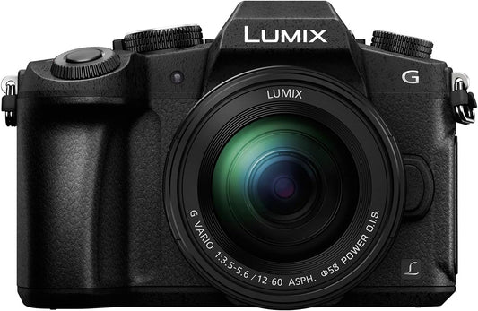 Cámara Panasonic Lumix DMC-G85KBODY de lentes intercambiables, sin espejo, 4K, cuerpo solamente, 16 megapíxeles, negro