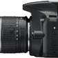 Nikon D3500 W/AF-P DX NIKKOR 0.709-2.165 in f/3.5-5.6G VR Negro