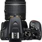 Nikon D3500 W/AF-P DX NIKKOR 0.709-2.165 in f/3.5-5.6G VR Negro