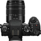 Panasonic Cámara digital LUMIX G7 4K, con lente LUMIX G VARIO 0.551-1.654 in Mega O.I.S. Lens, cámara sin espejo de 16 megapíxeles