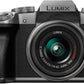 Panasonic Cámara digital LUMIX G7 4K, con lente LUMIX G VARIO 0.551-1.654 in Mega O.I.S. Lens, cámara sin espejo de 16 megapíxeles