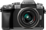 Panasonic Cámara digital LUMIX G7 4K, con lente LUMIX G VARIO 0.551-1.654 in Mega O.I.S. Lens, cámara sin espejo de 16 megapíxeles