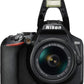 Nikon D3500 W/AF-P DX NIKKOR 0.709-2.165 in f/3.5-5.6G VR Negro