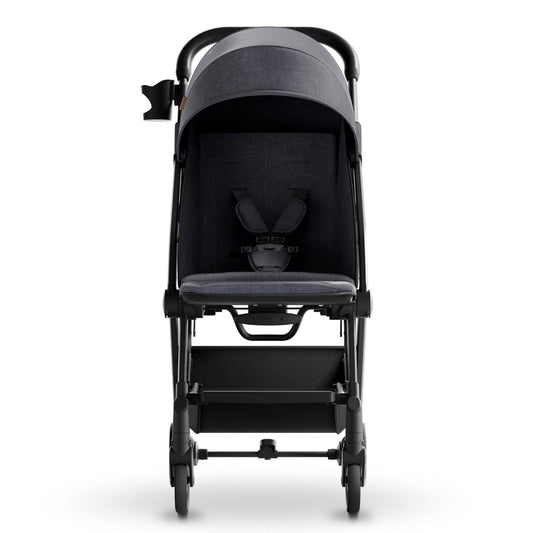Mompush Lithe V2 - Cochecito ligero con bandeja para aperitivos, plegable ultracompacto y listo para avión