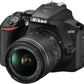 Nikon D3500 W/AF-P DX NIKKOR 0.709-2.165 in f/3.5-5.6G VR Negro