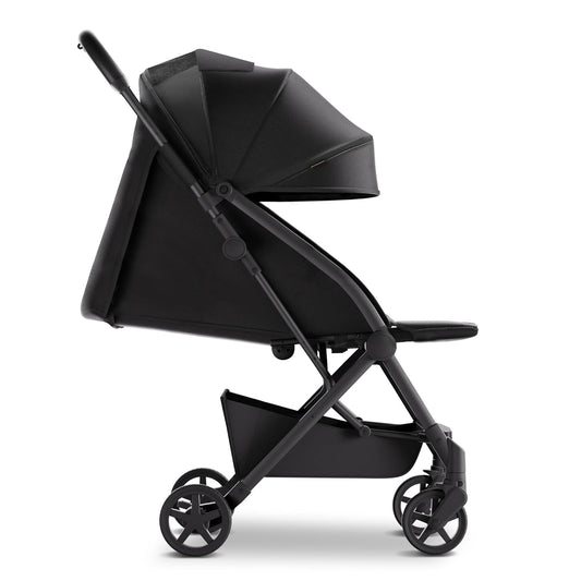Mompush Lithe V2 - Cochecito ligero con bandeja para aperitivos, plegable ultracompacto y listo para avión