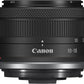 Canon EOS R50 - Cámara de vlogging sin espejo (negro) con objetivo RF-S18-45mm F4.5-6.3 is STM, 24.2 MP, video 4K