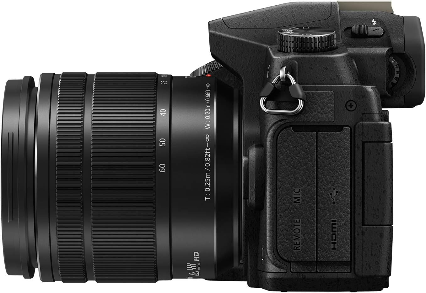 Cámara Panasonic Lumix DMC-G85KBODY de lentes intercambiables, sin espejo, 4K, cuerpo solamente, 16 megapíxeles, negro