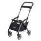 Graco SnugRider Elite - Portabebés para asiento de automóvil, marco ligero, cochecito de viaje acepta cualquier asiento infantil Graco SnugRide, color negro