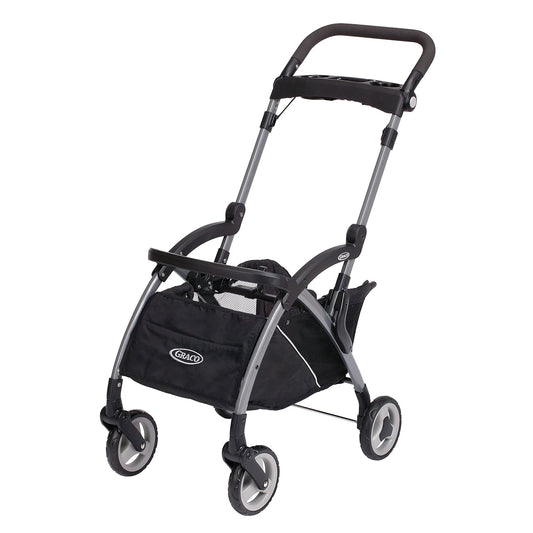 Graco SnugRider Elite - Portabebés para asiento de automóvil, marco ligero, cochecito de viaje acepta cualquier asiento infantil Graco SnugRide, color negro