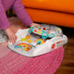 Bright Starts Learn-to-Sit - Asiento de suelo para bebé, 2 posiciones para crecer con bebé