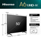 TV Hisense 50A6N LED 4K 50"
