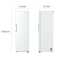 Frigorífico 1 puerta LG GLT51SWGSZ Blanco