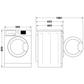 Lavasecadora Whirlpool FWDD1074269BVSPT 10Kg