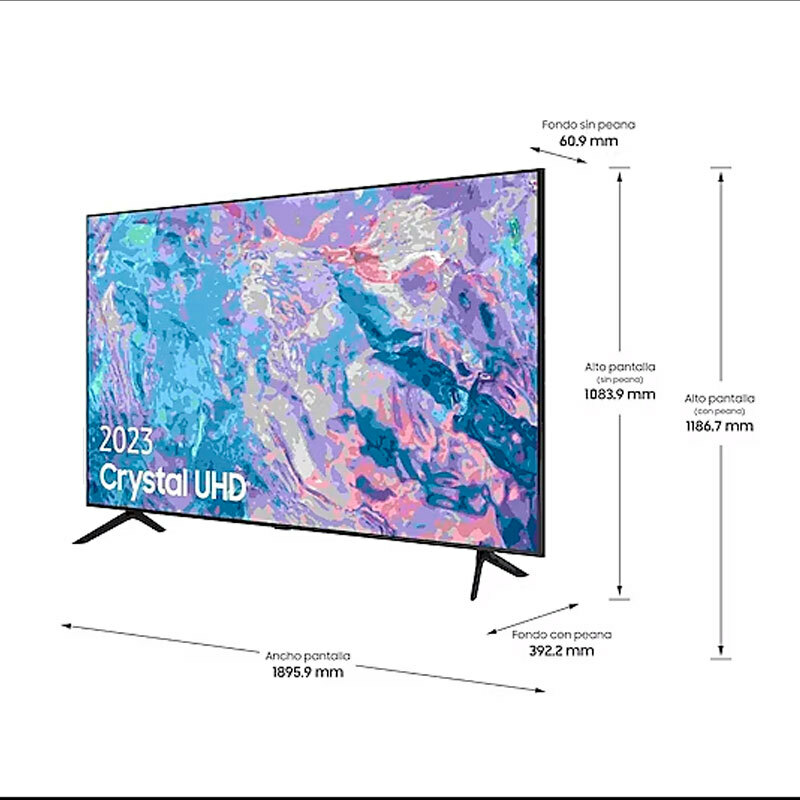TV Samsung TU85CU7105KXXC 4K 85''