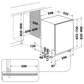 Lavavajillas integrable Whirpool W2I HD526 A 60cm