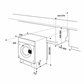 Lavasecadora integrable Whirlpool BIWDWG751482EUN 7Kg