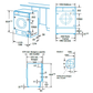 Lavadora integrable Balay 3TI987B 8Kg