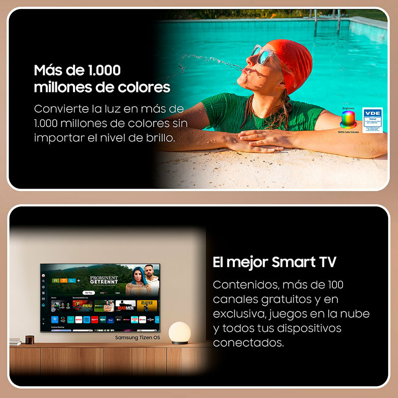 TV Samsung TQ55Q70DATXXC QLED 4K 55"
