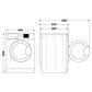 Lavasecadora Whirlpool FFWDD1174269SBVSPT 11Kg
