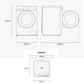 Lavasecadora Samsung WD90DG5B15BEEC 9Kg