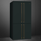 Frigorífico Americano Smeg FQ60CAO6 Gris Antracita