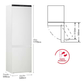 Frigorífico Combi integrable LG GTFN256SER
