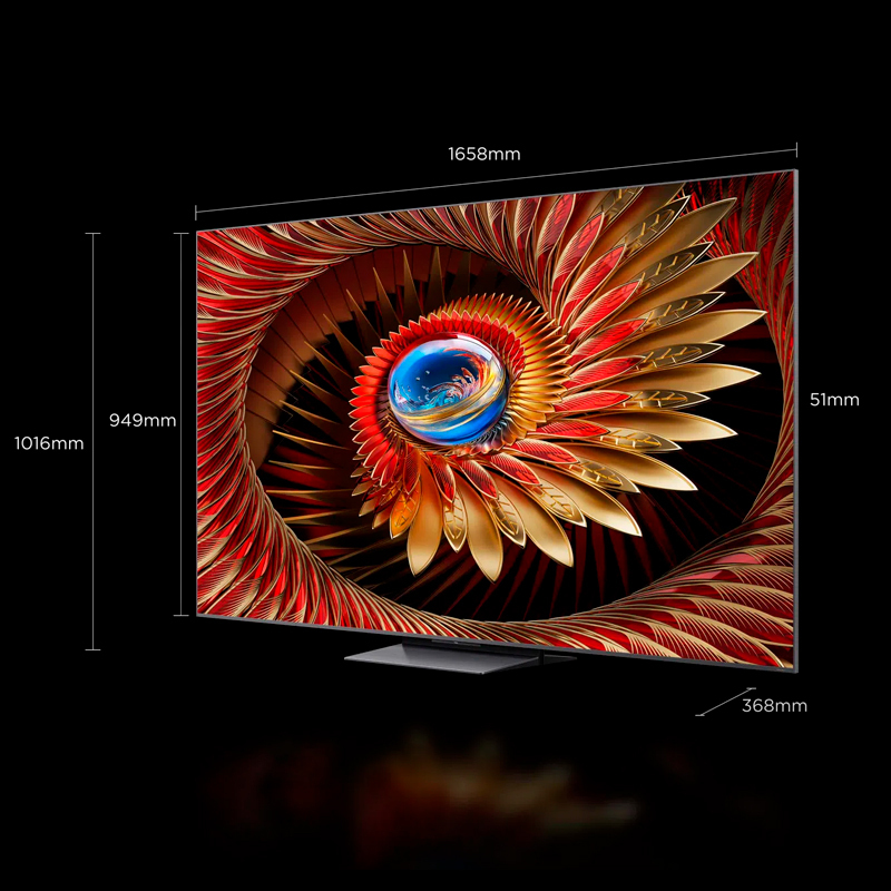 TV TCL 75C8K MiniLED 4K 75"